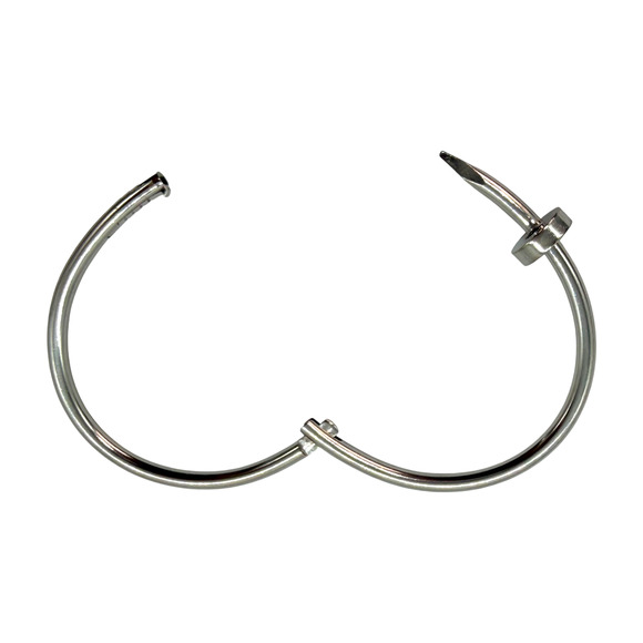 Cartier Juste un Clou Bracelet Classic Model 18k White Gold Size 18 Box Papers - Picture 9 of 16